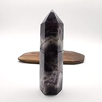 618g Natural Dream Amethyst Crsytal Obelisk/Quartz Crystal Wand Tower Point Healing