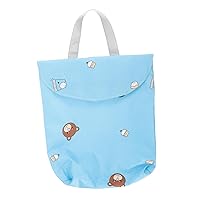 ERINGOGO 5pcs Diaper Storage Bag Sundries Holder Bag Travel Organizer Bags Diapers Pouch Handheld Sundries Holder Wear-resist Diaper Pouch Baby Handbag Pongee Material Stroller