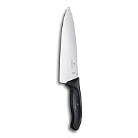 Victorinox Swiss Classic 8-Inch Chef's Knife with Straight-Edge Blade and Black Handle