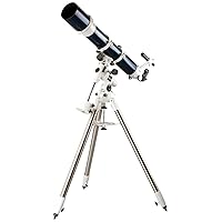 Celestron – Omni XLT 120 Refractor Telescope – Hand-Figured Refractor with XLT Optical Coatings – Manual German Equatorial EQ Mount with Setting Circles and Slow Motion Control – Includes Accessories