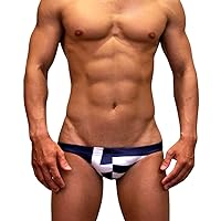 Neptune Scepter Men's Sexy Contour Pouch/Low Rise/Bikini Swimming Briefs - National Flag