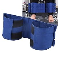 Wheelchair Leg Rest Seatbelt Restraining Strap Footrest Chair Harness Adult Wheelchair Support Safety Belt for Elderly Restraints Foot Straps for Handicap Disabled