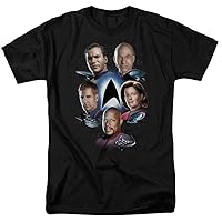 Star Trek Starfleet's Finest Adult Black T-Shirt