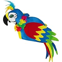Vibrant Multicolor Parrot Hat - 14
