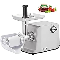 VEVOR Electric Tomato Strainer, 700W Tomato Sauce Maker Machine, 100 LBS/H Food Strainer and Sauce Maker, Փ45mm Commercial Grade Food Mill with Reverse Function for Tomato Strawberry Blueberry Sauce