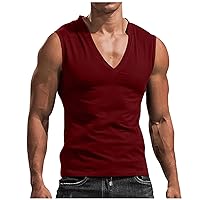 Tank Tops Men,Casual Plus Size Summer Sleeveless Sport Slim Shirt Training Bodybuilding Solid Quick-Drying Tees
