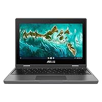 ASUS Chromebook Flip Cr1 Cr1100fka-yz182t-s 11.6 Touchscreen Convertible Chromebook - Hd - 1366 X 768 - Intel Celeron N5100 Quad-core [4 Core] 1.10 Ghz - 8 Gb Total Ram - 32 Gb Flash Memory