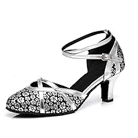 Minishion Women's Designer Classic Comfort Tango Latin Dance Shoes Fashion Wedding Pumps