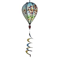 Butterfly Swarm 6-Panel Kinetic Hot Air Balloon Wind Spinner,11