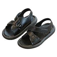 Girl Sandals Summer Little Girls' Casual Beach Shoes Children's Fashion Open Toe Soft Adjustable Size Sandals for
