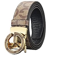 Designer Belts for Men Ratchet Belts with Automatic G Buckle Mens Belt for Casual Jeans Business
