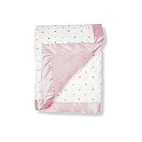 DREAMLAND BABY 4lb Weighted Blanket for Kids. Breathable Dual Fabrics with Minky Cooling Side & Cozy Microfleece on Reverse. Ages 3+ and/or 30+ lbs (Ballerina Pink)