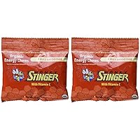 Honey Stinger Organic Energy Chews, Fruit Smoothie, 1.8-Ounce Bag (Pack of 2)