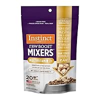 Instinct Raw Boost Mixers Freeze Dried Raw Cat Food Topper, Grain Free Cat Food Topper with Functional Ingredients 5.5 oz.