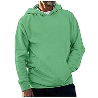 Hoodies Y2K Graphic Sweatshirts Vintage Litter Printed Heated Men'S Solid Color Warm Fleece Fall Winter Pullover