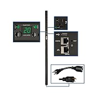 Tripp Lite PDU Switched 1.9kW 120V 20A 24 5-15/20R Outlets L5-20P LX Platform Interface 0URM TAA (PDUMVR20NETLX)