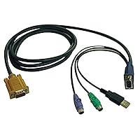 Tripp Lite 6ft KVM Switch USB/PS2 Combo Cable for B020-U08/U16 and B022-U16 KVMs (P778-006)