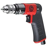 Chicago Pneumatic CP7300RC - Air Power Drill, Power Tools, Reversible, 1/4 Inch (6.5 mm), Reversible, Keyed Chuck, Pistol Handle, 0.31 HP/230 W, Stall Torque 1.9 ft. lbf/2.6 NM - 2800 RPM