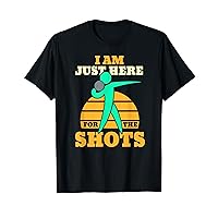 Shot Put Shirt Funny Here for the Shots Sport Shot Putter T-Shirt
