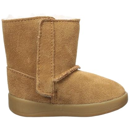 UGG unisex baby Keelan Ankle Boot, Chestnut, 2-3 Infant US