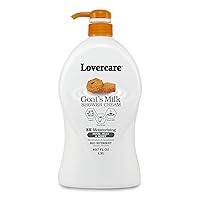 Lovercare Goat's Milk Moisturizing Body Wash Shower Cream Royal Jelly & Honey 40.7 Fl Oz - Single
