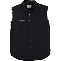 Legendary Whitetails Men's Big Rig Blowout Sleeveless Shirt, Black, Large Tall