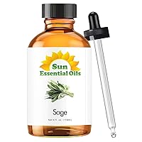 Sun Essential Oils 4oz - Sage Essential Oil - 4 Fluid Ounces
