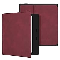 Ayotu Skin Touch Feeling Case for All-New Kindle Oasis(10th Gen, 2019 Release & 9th Gen, 2017 Release),with Auto Wake/Sleep,New Waterproof 7''Kindle Oasis Cover,Soft Shell Series KO The Red Wine