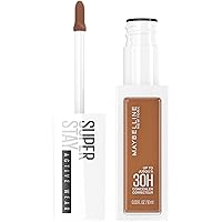 Maybelline Super Stay Liquid Concealer Makeup, Full Coverage Concealer, Up to 30 Hour Wear, Transfer Resistant, Natural Matte Finish, Oil-free, Available in 16 Shades, 57, 1 Count