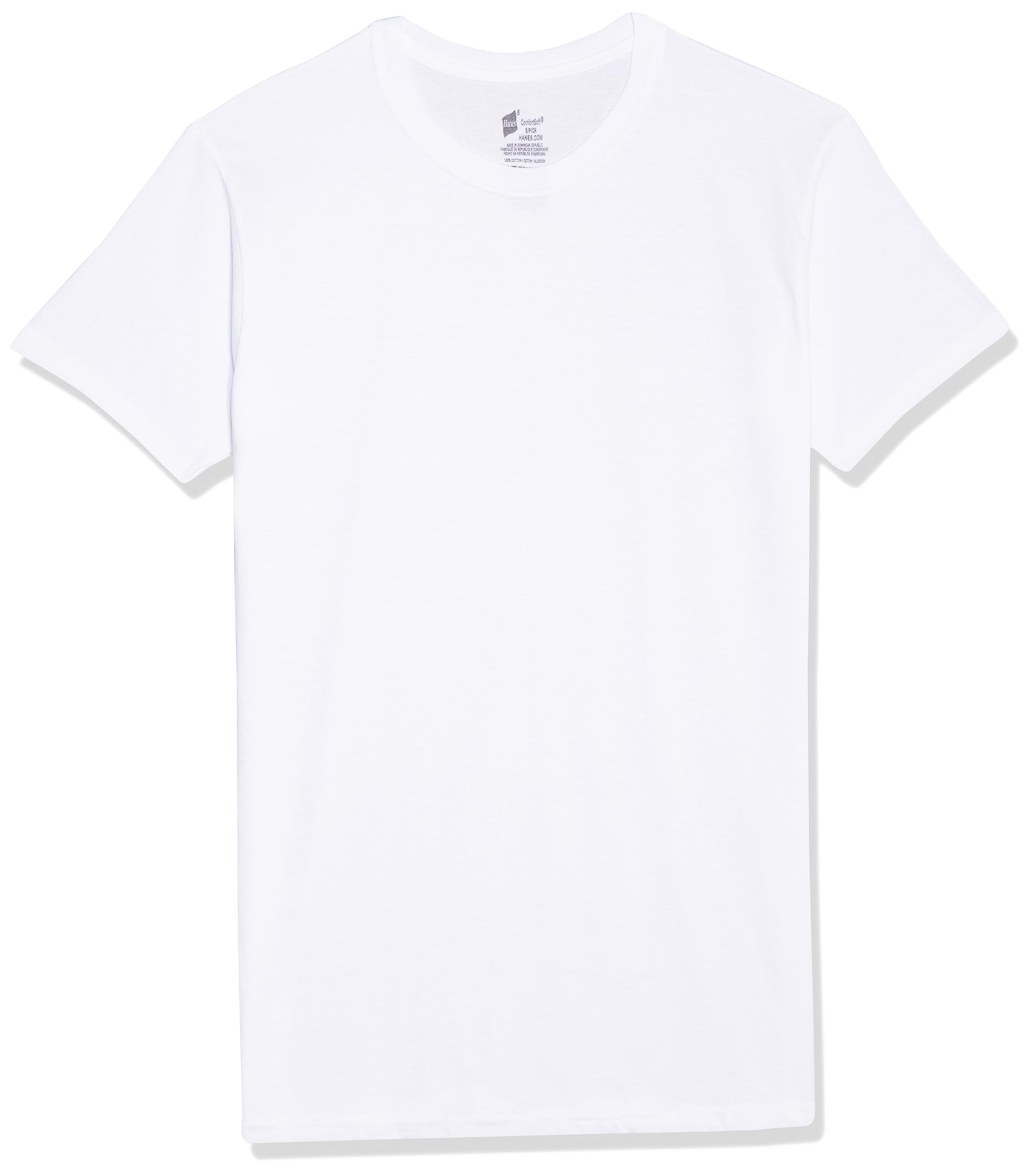 Hanes Men's Tagless Cotton Crew Undershirt – Multiple Packs and Colors