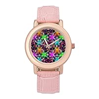 Glowing Abstract Butterflies Women's Analogue Quartz Watch Casual Watches Sport Watch Wristwatch