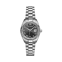 ASSARTO Women's Timeless Collection Quartz Watch with Stainless Steel Case and Strap, Sapphire Glass, Water Resistant: 10 ATM