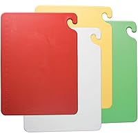 Carlisle FoodService Products CB1218QS 4 Piece Cut-N-Carry Board System Set with Free Smart Chart, 18