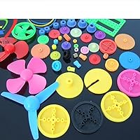 Colorful DIY 55 Kinds of Color Plastic Gear Package Transmission Toy car Gear Motor Motor Gear