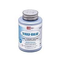 31631 1/4 Pint Brush Top Tru-Blu Pipe Thread Sealant , Blue