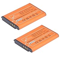 Pickle Power 2 Pack 1350mAh CTR-003 Battery Replacement for Nintendo 3DS 2DS XL 2DS Game Console (Not for New 3DS and 3DS XL)