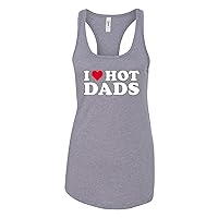 I Heart Hot Dads Womens Tank Top