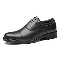Men's Microfiber Leather Cap Toe Oxfords Shoes Fashion Dress Formal Business Derby Shoes