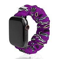 Skunk Fox Stretch Watch Strap Compatible for IWatch with Design Pattern Prints