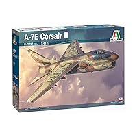 Italeri 2797S 1:48 A-7E Corsair II, Faithful Replica, Model Making, Crafts, Hobbies, Gluing, Plastic Construction kit, Assembly