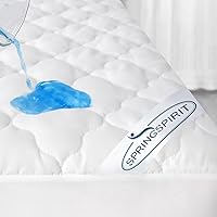 Waterproof Full Mattress Protector, Breathable & Machine Washable Full Mattress Pad Cover Quilted Fitted with Deep Pocket Strethes up to 18