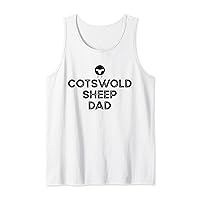Sheep Farmer Dad Father - Breeder Cotswold Sheep Tank Top