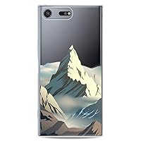 TPU Case Replacement for Sony Xperia 5 III 1 II 10 XZ4 Compact XZ3 L4 XZ2 XA3 Iceland Mountains Flexible Silicone Winter Print Design Cool Slim fit Soft Cute Snow Clear Woman Nature Climber