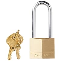 Master Lock 140DLH Padlock, 1 Pack, Bronze/Silver