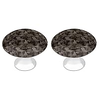Camouflage Army Brown Hunting 2 Pack Drawer Knobs Stainless Steel Handles Drawer Pulls for Bathroom Dresser Cupboard Cabinets