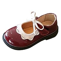 Toddler Little Girl Oxfords Dress Shoes Ballet for Girl Party School Shoes Princess Shoes Sliders Sandals