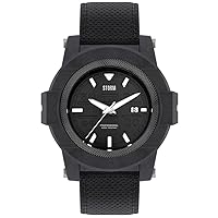 London Raven Black 47330/BK Mens Wristwatch Solid Case