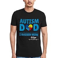 Autism Dad Sueded T-Shirt - Autism Awareness Apparel - Presents for Men