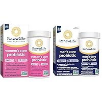 Women's Probiotic Capsules, Supports Vaginal, Urinary, Digestive & Men's Care Probiotic Capsules, Supports Mens Digestive, Colon, Immune and Respirator