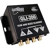 Earthquake Sound GLI-200 Hum and Buzz Kleaner 600 Ohm RCA in/Out Ground Loop Isolator